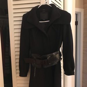 Black Mackage Wool Coat - XS